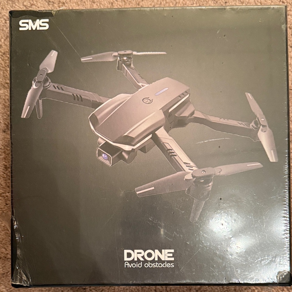 SMS 4k black drone new in box